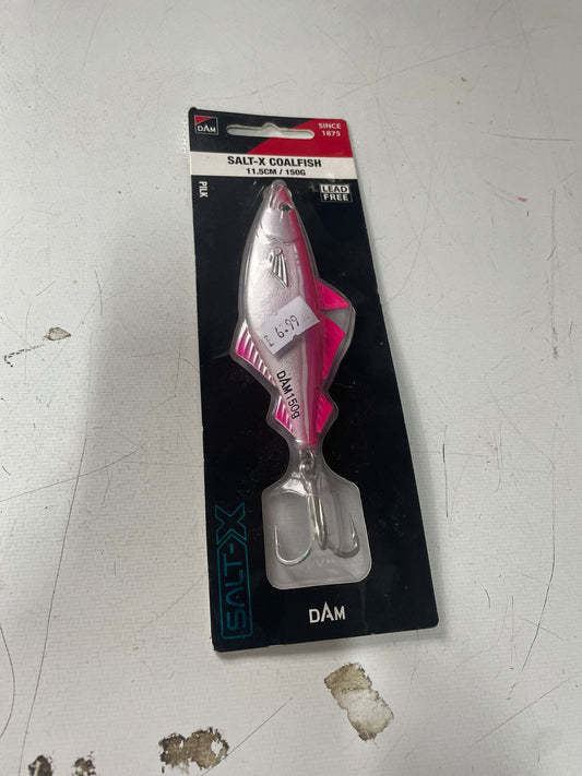 DAM Salt-X Coalfish Pilk 11.5 cm 150 g Pink UV NL