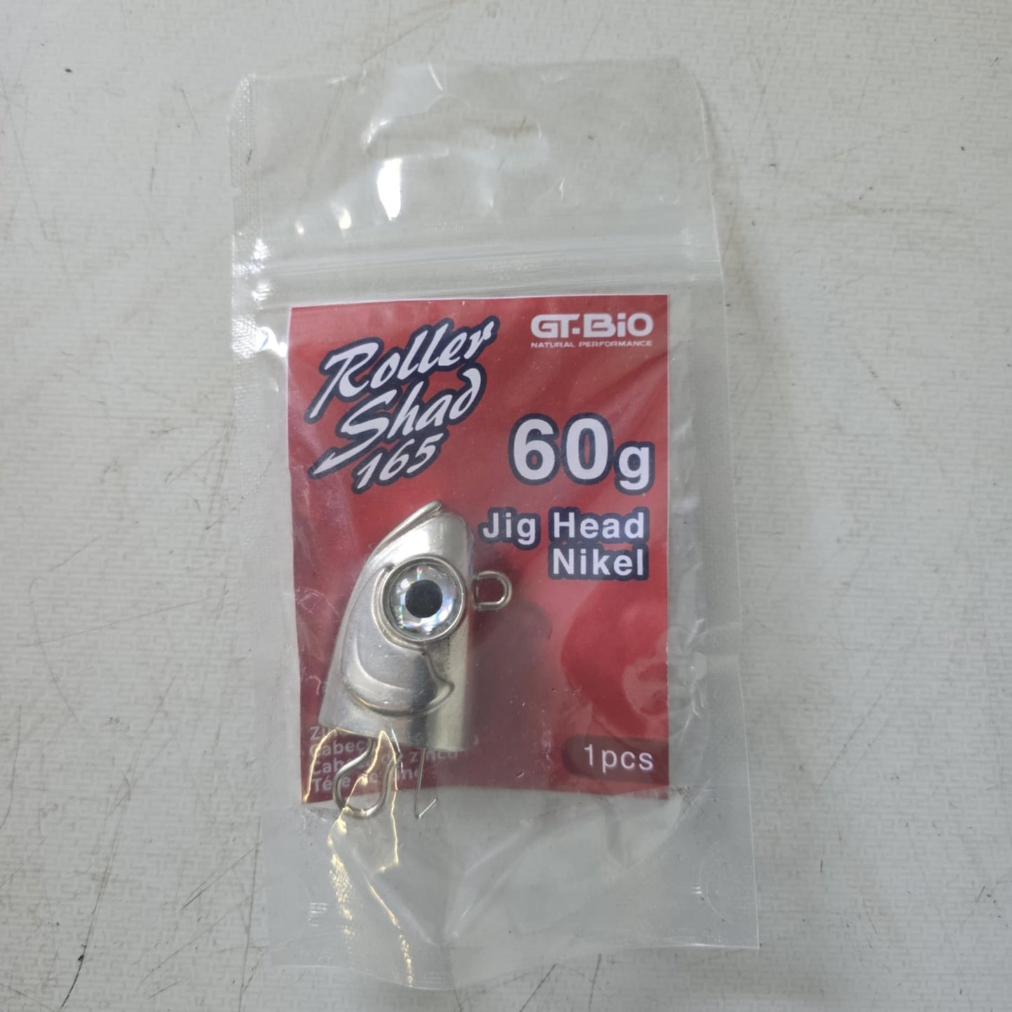 Gt Bio Roller Shad 165 Zinc 60g Jig Head