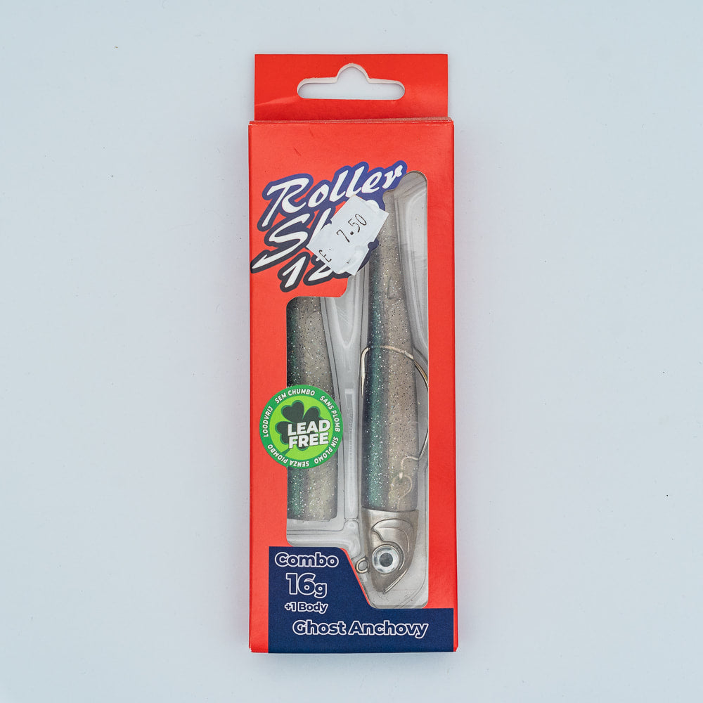 GT-Bio Roller Shad 125 - 16g head - total 25g - Ghost Anchovy