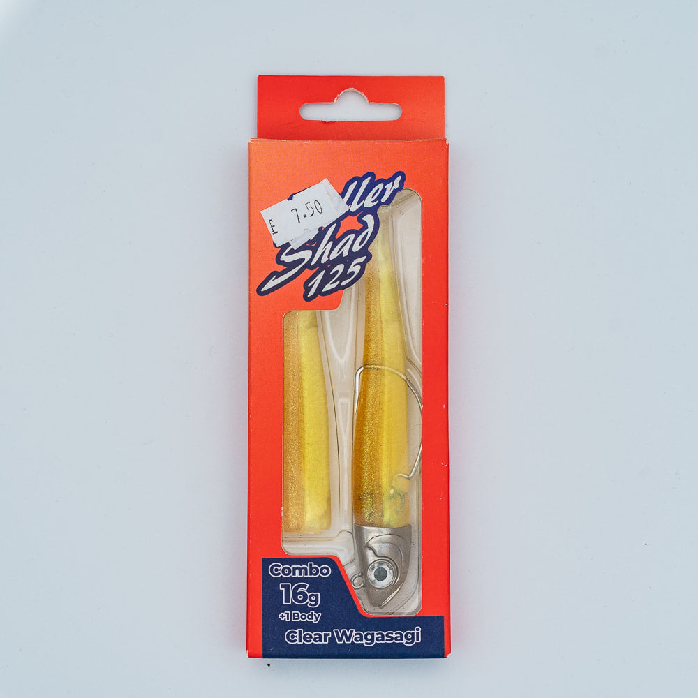GT-Bio Roller Shad 125 - 16g head - total 25g - Clear Wagasaki
