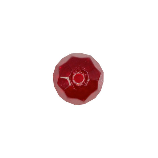 Scratch Tackle Glass Beads 6mm Red
