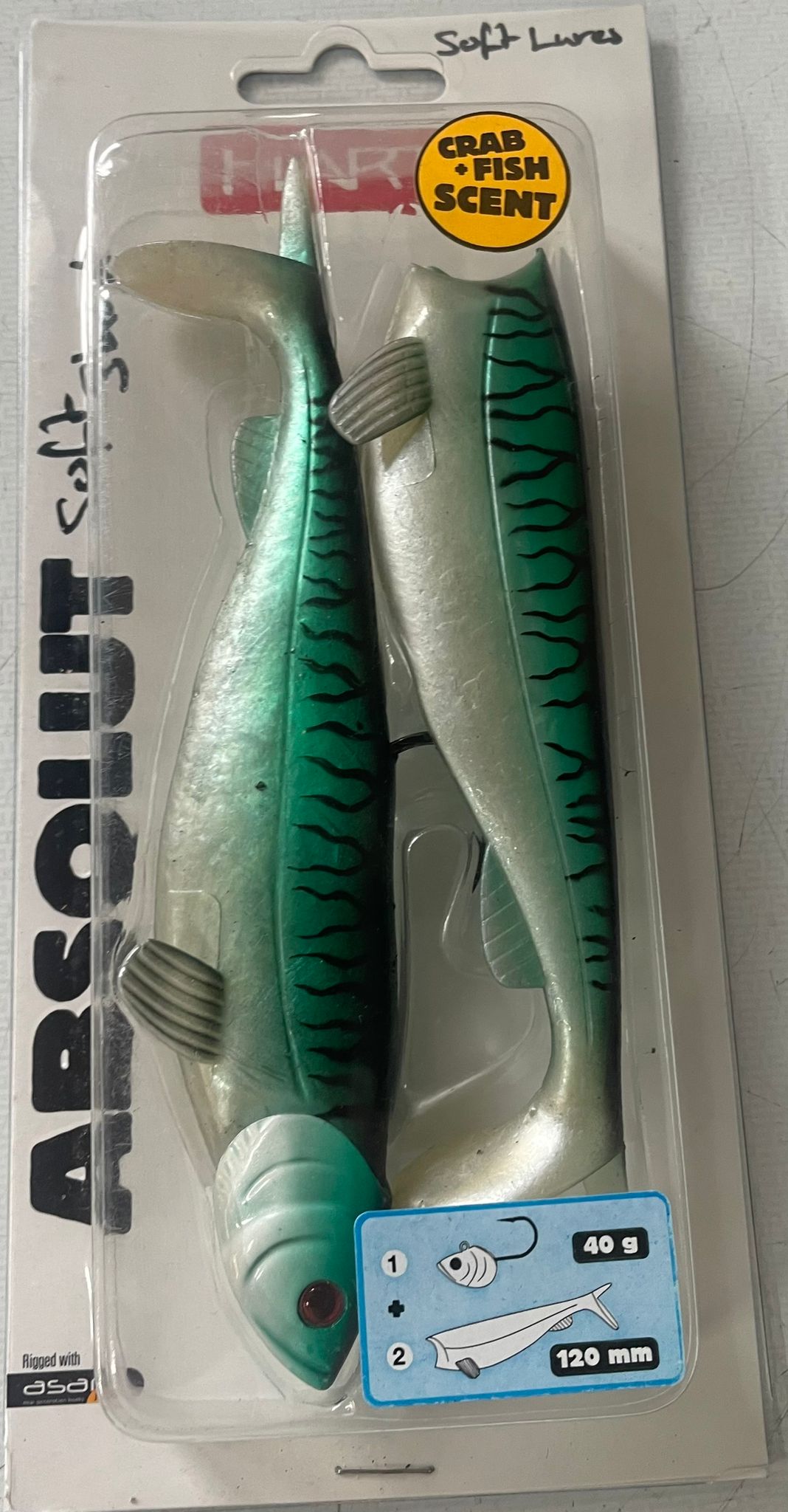Hart Soft Lures 40g 120mm col. 55