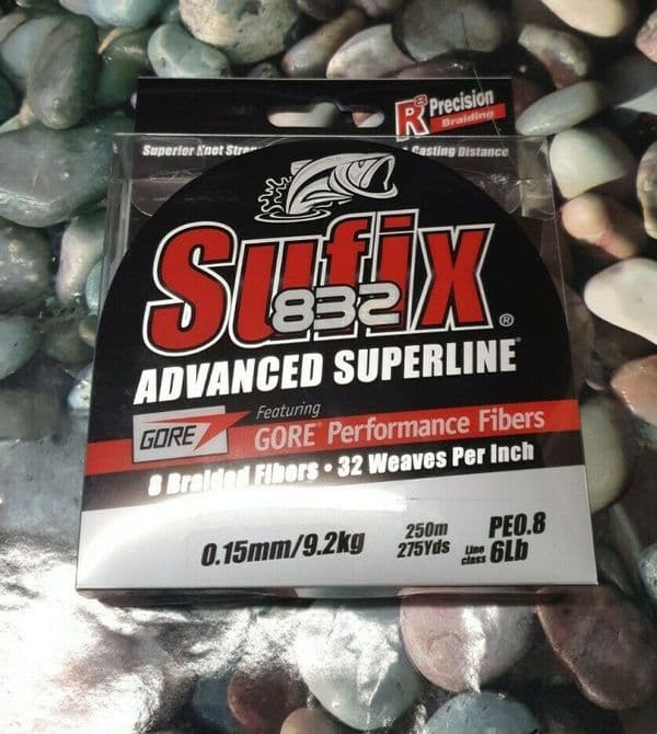 Sufix 832 Advanced Superline  - Low Vis Green 120m 0.20mm 13.5kg 30lb