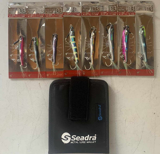 Little Jack Metal Adict 03 Casting Jig Bundle 2 - Plus free Seadra Jig Wallet- SAVE £42!