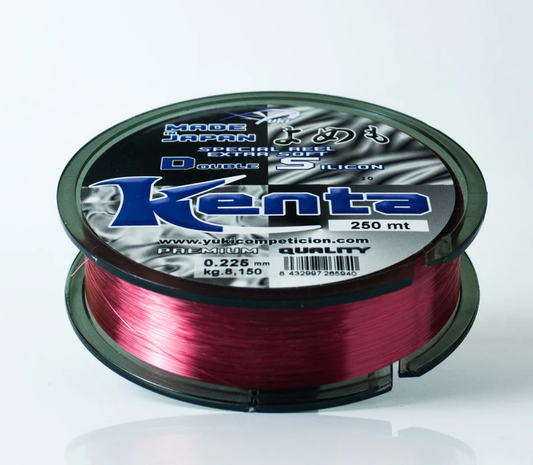 Yuki Kenta Mono Cherry Red 250mt spools 0.26mm 10.9kg