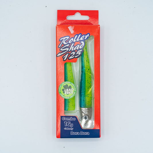 GT-Bio Roller Shad 125 - 16g head - total 25g - Bora Bora
