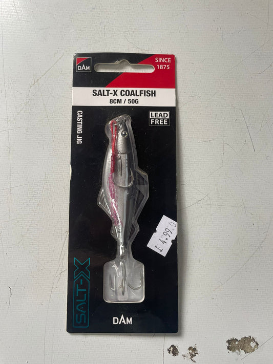 Dam Salt-X Coalfish Casting Jig 8 cm 50g Coalfish UV NL
