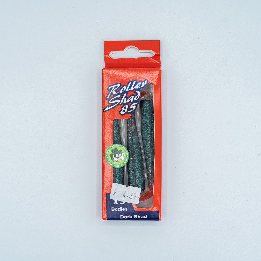 GT-Bio Roller Shad 85 - Pack of 3 loose bodies - Dark Shad