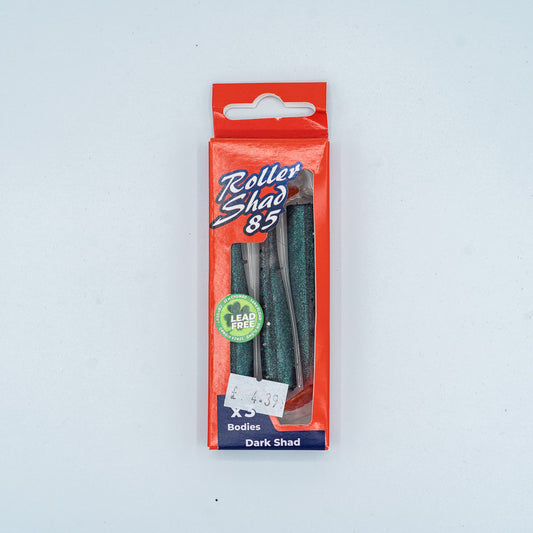 GT-Bio Roller Shad 85 - Pack of 3 loose bodies - Dark Shad