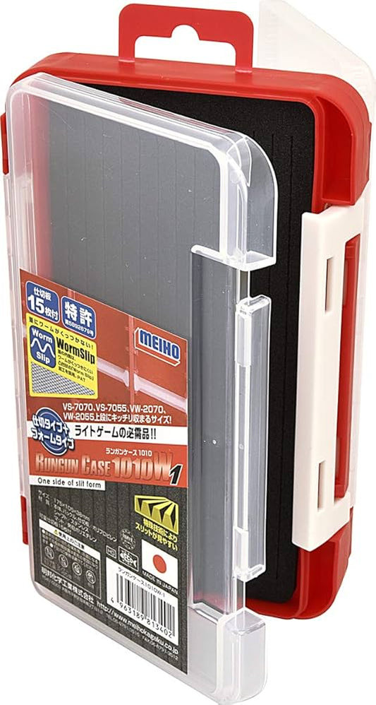 Meiho Tackle Box Run Gun Case 1010W 175 x 105 x 38 mm Red (3402)