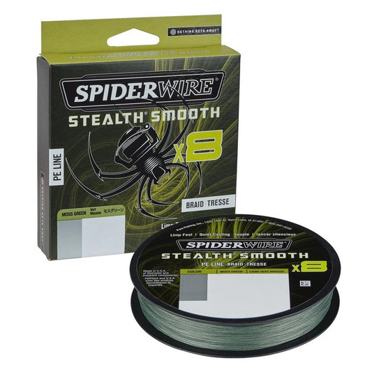 SpiderWire Stealth Smooth X8 0.15mm 16.5kg 36lb 150m Moss Green