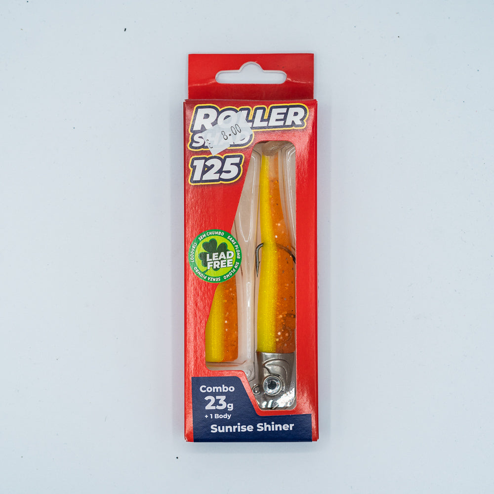 GT-Bio Roller Shad 125 - 23g head - total 33g - Sunrise Shiner