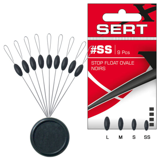 Sert Oval Stop Float Black  S