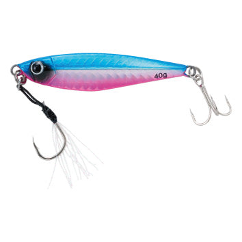 Crazee Casjig 68mm 40g Casting Jig - Blue Pink