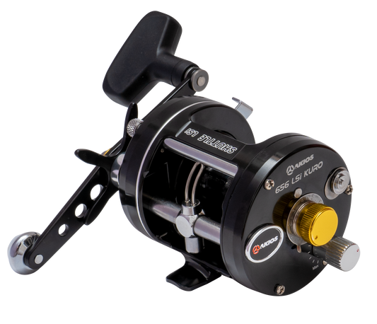 AKIOS Shuttle 656 LSi KURO Levelwind Multiplier Reel
