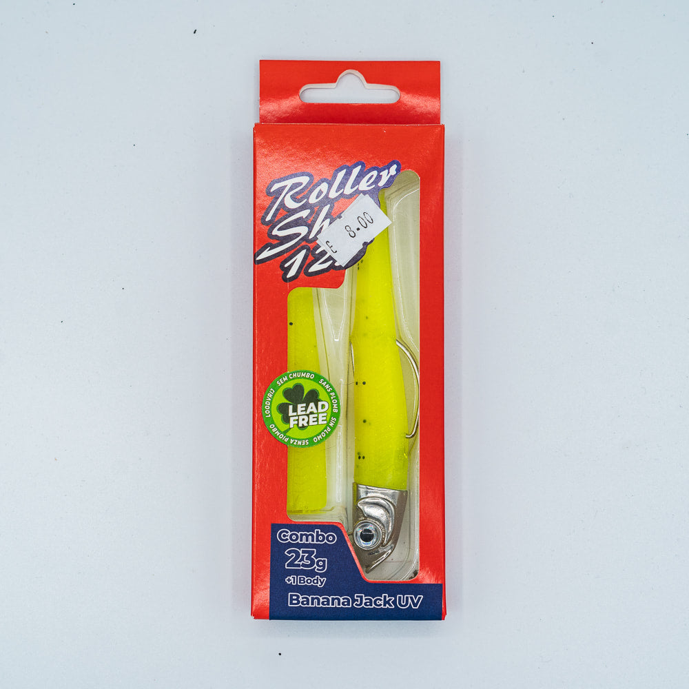 GT-Bio Roller Shad 125 - 23g head - total 33g - Banana Jack UV