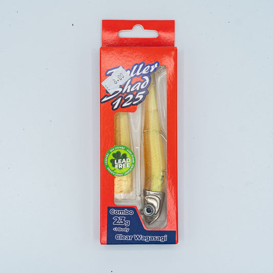 GT-Bio Roller Shad 125 - 23g head - total 33g - Clear Wagasaki
