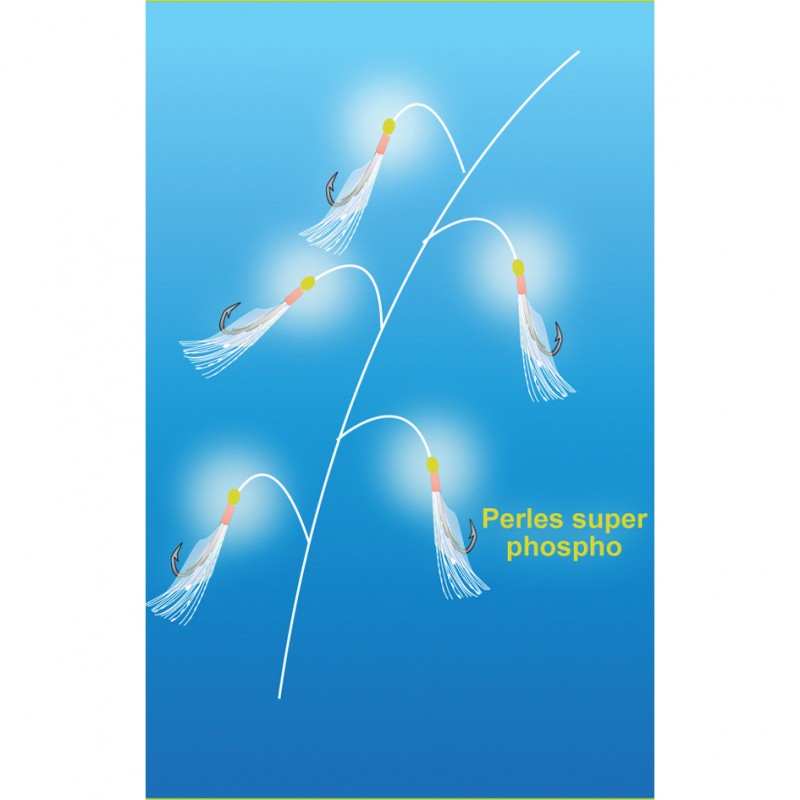 Flashmer "Leurr a Bar" Multi species rig size 1/0 hooks