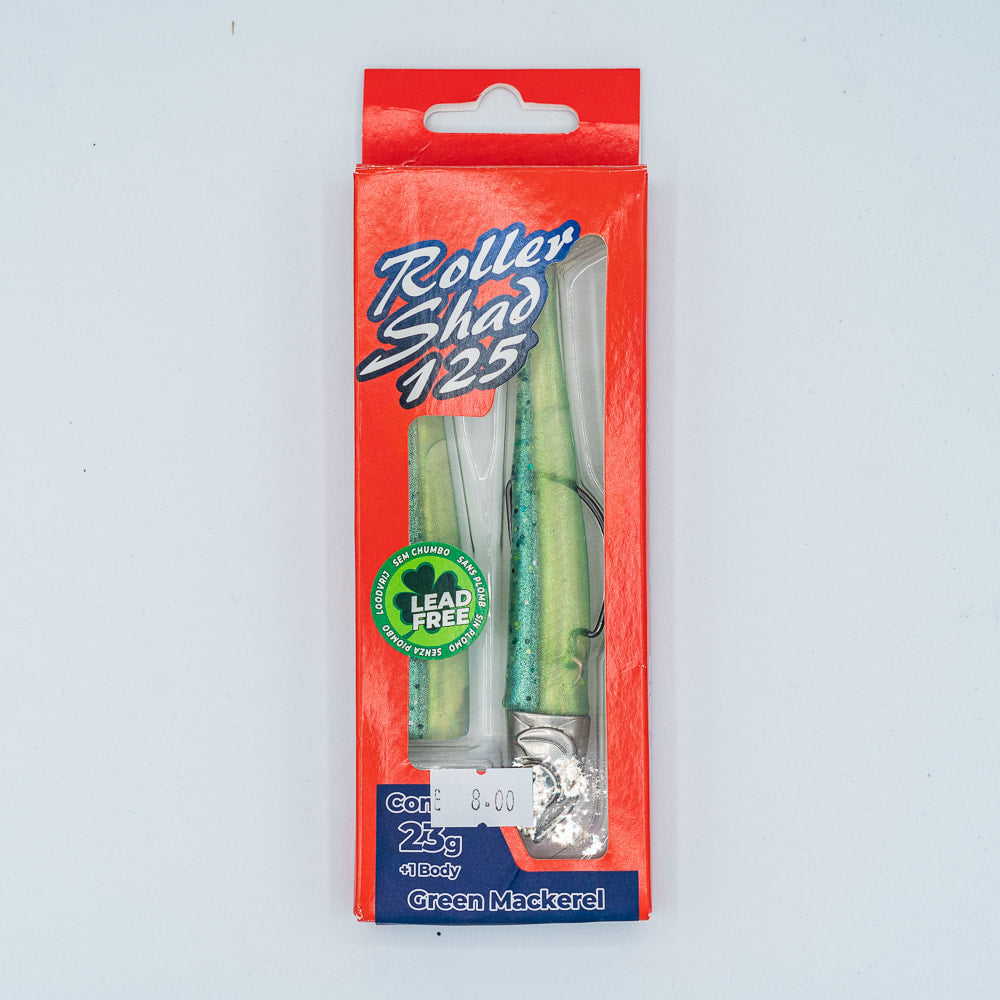 GT-Bio Roller Shad 125 - 23g head - total 33g - Green Mackeral