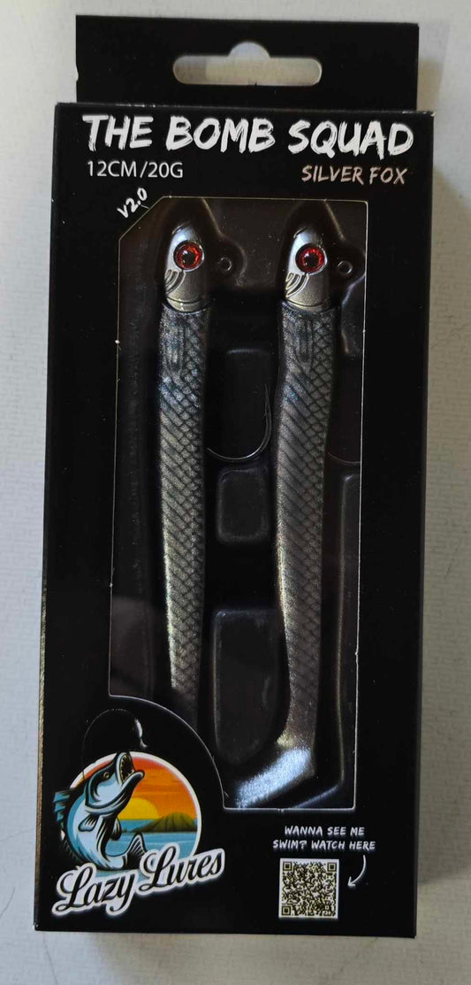 Lazy Lures Bomb Squad 12cm 20g Silver Fox