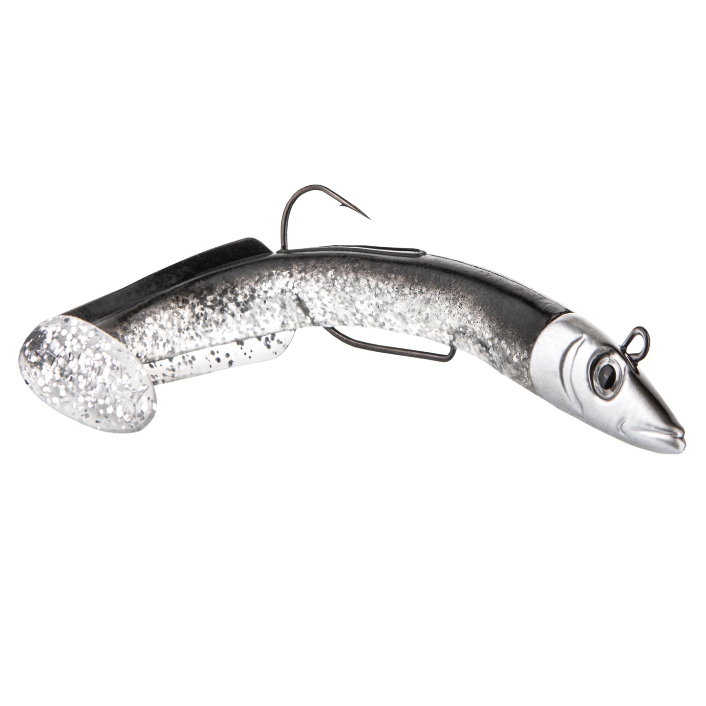 Drift DRX Weedless Sandeel - 13cm 35g Double Combo Black Silver