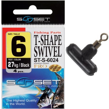 Sunset T-Shape Swivel Size 6 27kg 4 per pack