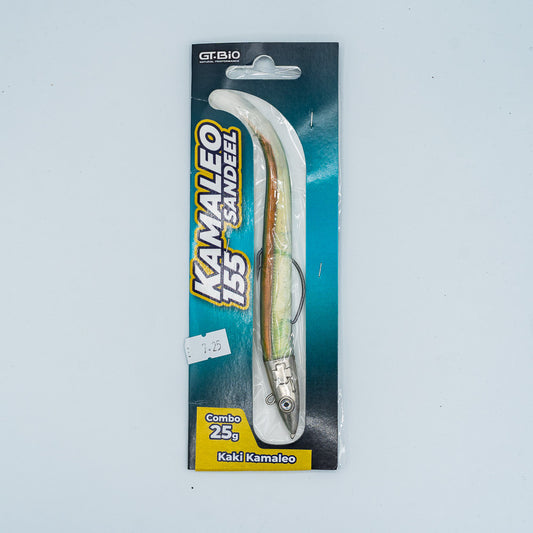 GT-Bio Kamaleo Sandeel 155 - 25g 36g total - Kaki Kamaleo