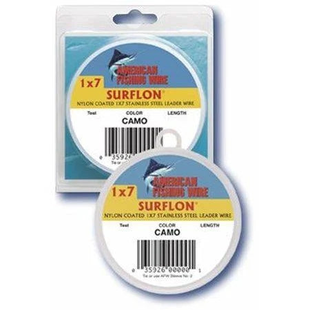 AFW Surflon 30 Lb. Nylon Coated Camo Wire .020 Dia. ft