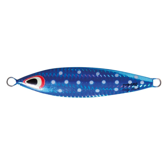 Hart Cyborg Slow Jig 130g Holo Blue Dotted