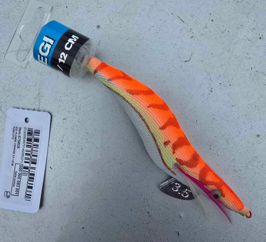 Sea Squid Egi 3.5 12cm 20g Fluo Orange