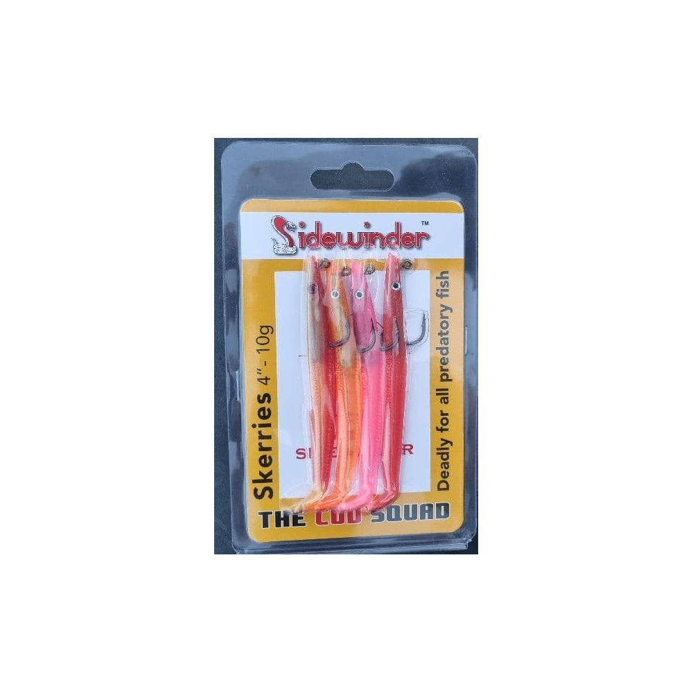 Sidewinder Skerries Eels 4" 10g The Cod Squad
