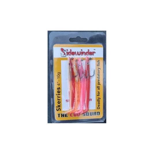Sidewinder Skerries Eels 4" 10g The Cod Squad