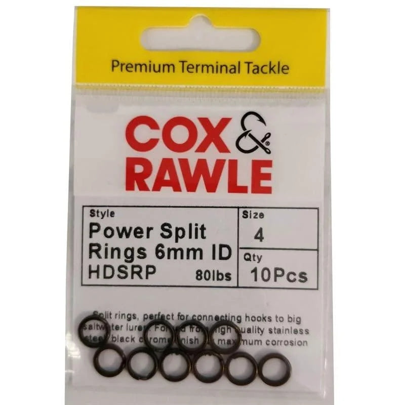 Cox & Rawle Power Split Rings BN SIZE 4