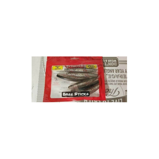 Sidewinder Bass Sticks - Glitterbomb 6" 22g 4 per pack
