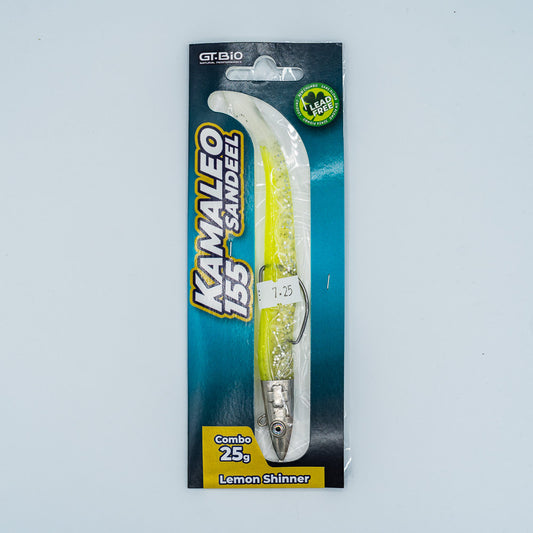 GT-Bio Kamaleo Sandeel 155 - 25g - 36g total weight Lemon Shiner