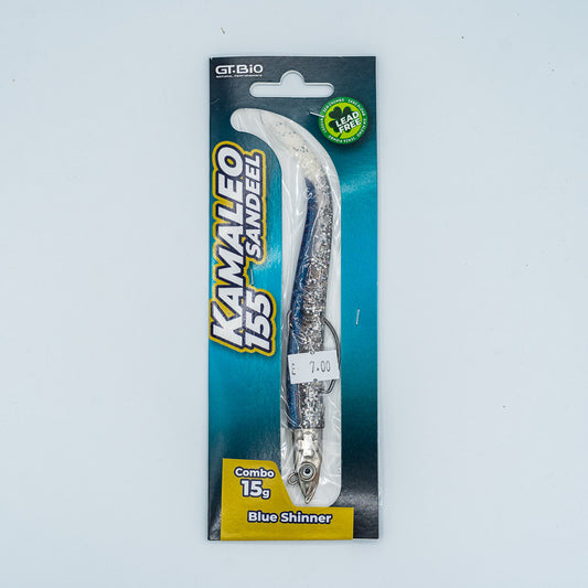 GT-Bio Kamaleo Sandeel 155 - 15g - 26g total weight Blue Shiner